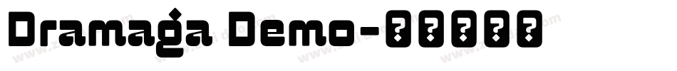 Dramaga Demo字体转换